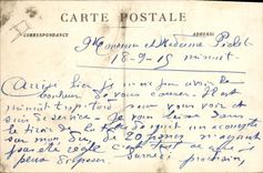 Postal Barco PÁRRAFO Madonna Marsella Nápoles Nueva York Marsella Lisboa Providencia Nueva York