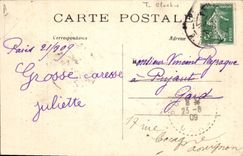 CPA Cloche La Savoyarde de Montmartre Francois Marguerite du Sacre Coeur de Montmartre 