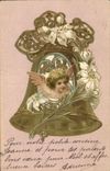 CPA Cloche Ange 
