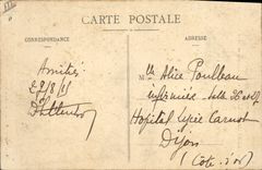 Postal Botrel Santo Malo el Grande Be la tumba de Chateaubriand