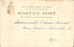 CPA Folklore Les chansons de Botrel illustrees A genoux Femme Enfant 