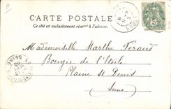 Postal Folclore las canciones de Botrel ilustradas los pequeños zuecos Niños