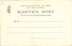 Postal Folclore las canciones de Botrel ilustradas duermen mi gas