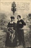 CPA Folklore Doric et lena Idylle bretonne en vers par Th Botrel 