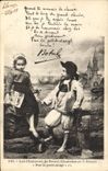 CPA Folklore Les chansons de Botrel illustrees Par le petit doigt 