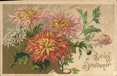 CPA Fantaisie Fleurs 