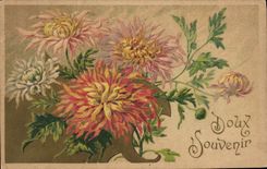 CPA Fantaisie Fleurs 