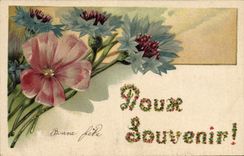 CPA Fantaisie Fleurs 