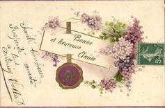 CPA Fantaisie Fleurs 