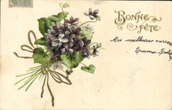 CPA Fantaisie Fleurs 