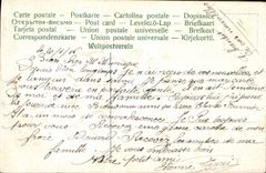 CPA Fantaisie Fleurs Fer a cheval 