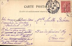 Vintage Postcard Drives out Compère Guilleri Enfants Dog