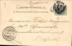 Vintage Postcard Drives out Woman