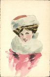 CPA Fantaisie Illustrateur Femme 