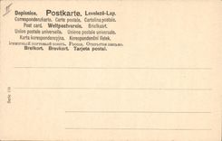 Vintage Postcard Children Clown