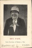 Vintage Postcard Duke Paul Comic exentric and singer have voice
