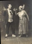 Vintage Postcard Artists Mary and Jack Exentric Actors