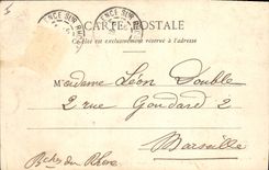 Vintage Postcard Promenade of the Champ de Mars seen of the Bandstand Valence