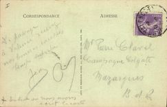 Vintage Postcard Kiosk of musiqueet Crussol the garden of the Champ de Mars Valence