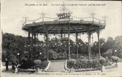 Vintage Postcard Kiosk towards the fountain and the town hall Garden of the Angers E-mail