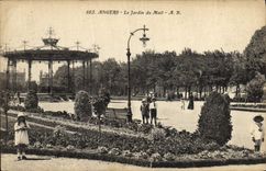 CPA Kiosque Angers Le jardin du Mail 