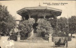 CPA Kiosque a musique Place d'armes Toulon 