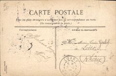 Vintage Postcard Kiosque of music Places Toulon weapons