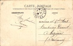Vintage Postcard the Kiosk Places Belfort weapons