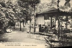 Vintage Postcard Bandstand Chatelguyon