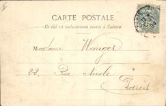 Vintage Postcard Kiosk Paris Bois de Boulogne the kiosk of the music in Ranelagh