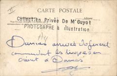 Vintage Postcard Militaria Guyot the Automobile Illustration