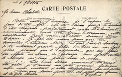 Vintage Postcard Militaria A our large missings Andre Soriac