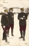 Vintage Postcard Militaria Our chiefs Castelnau Joffre Pau
