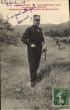 CPA Militaria Manoeuvres du Bourbonnais 1909 Le general Tremeau Generalissime commandant les Manoeuvres 