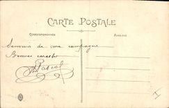 CPA Militaria La guerre dans le Nord Vermelles Dans les ruines La visite du Prince de Galles 