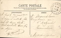 CPA Bateau Messageries Maritimes Melbourne par grosse mer
