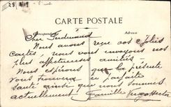 Vintage Postcard Boat Mansoura French Steamer of the Mixed Co