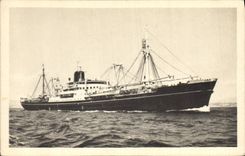 CPA Bateau Compagnie des Messageries Maritimes Le navire de charge Meinam 