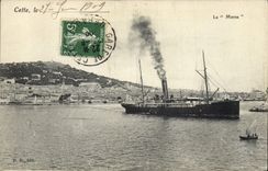 CPA Bateau Cette La Marsa 