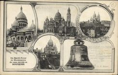 CPA Cloche Sacre Coeur de Montmartre Paris 