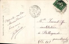 Vintage Postcard Bell the hour to like