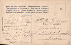 CPA Cloche Enfant Lapin Paques