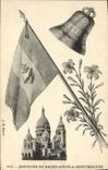 CPA Cloche Souvenir du Sacre Coeur de Montmatre Paris 
