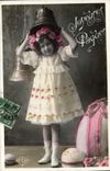 CPA Cloche Enfant Paques 