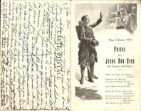 Postal Folclore Botrel Año 1915 de Rezo al joven Buen Dios Militaria