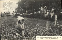 CPA Folklore Les chansons de Botrel Fleur de ble noir 