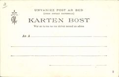 Postal Folclore las canciones de Botrel duermen mi gas