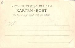 CPA Folklore Botrel La voix du lit clos Le Barde 