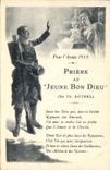 CPA Folklore Priere au Jeune Bon Dieu Botrel Annee 1915 