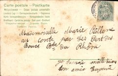 CPA Fantaisie Fleurs Trefles 